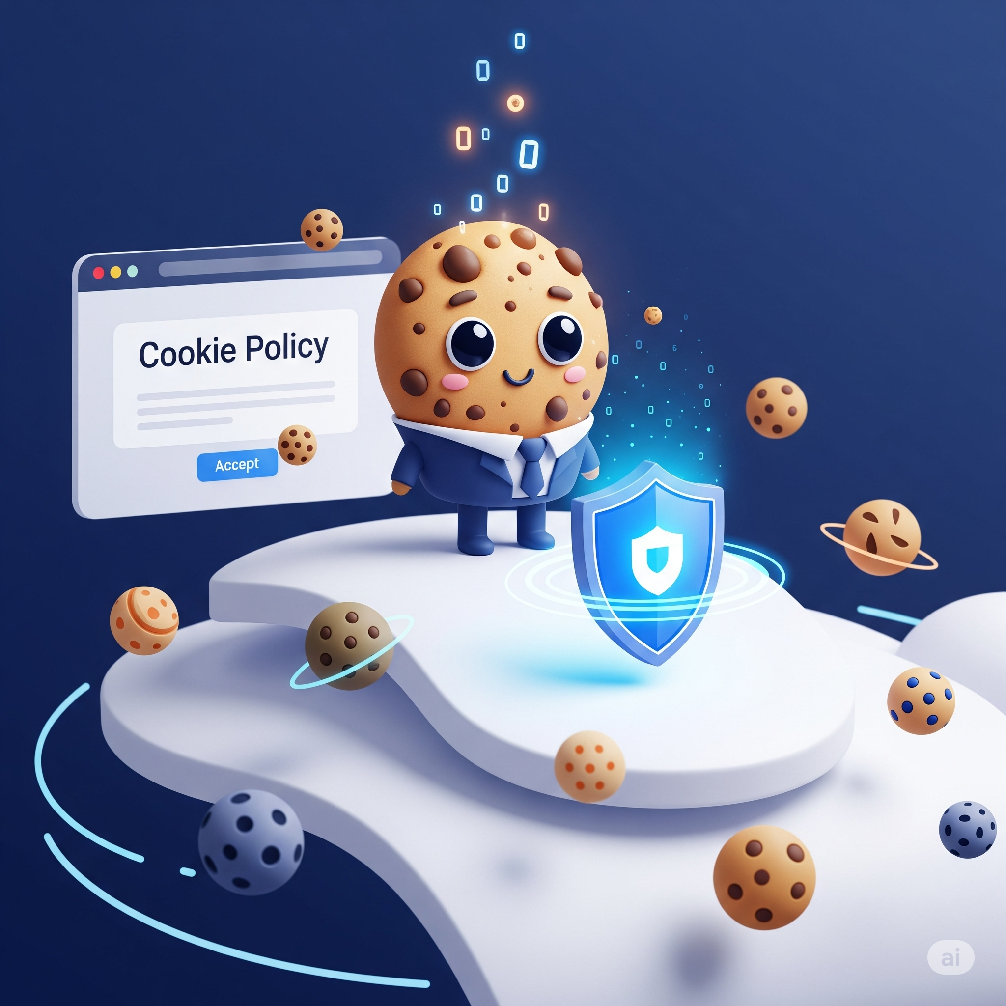 Cookies Policy Illustration